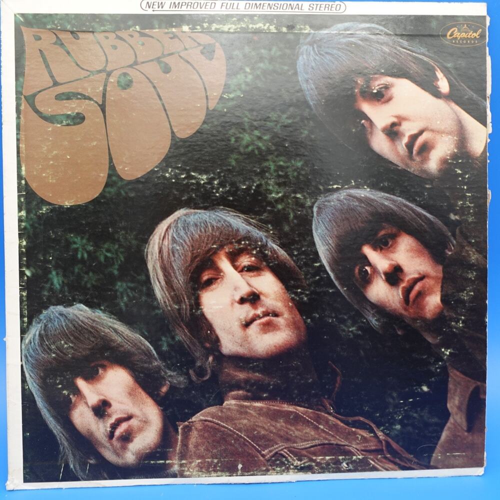 BEATLES - RUBBER SOUL - LIME GREEN TARGET LABEL - CAPITOL ST 2442 - YEAR - 1969